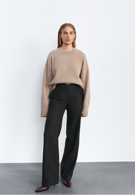 Wool sweater in beige / 1