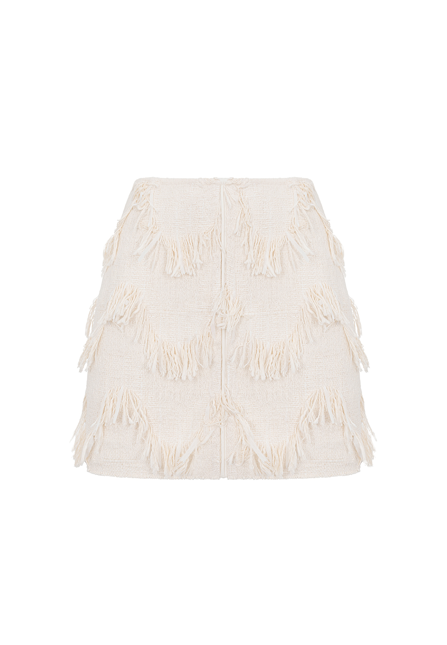 Fringe mini skirt / 3