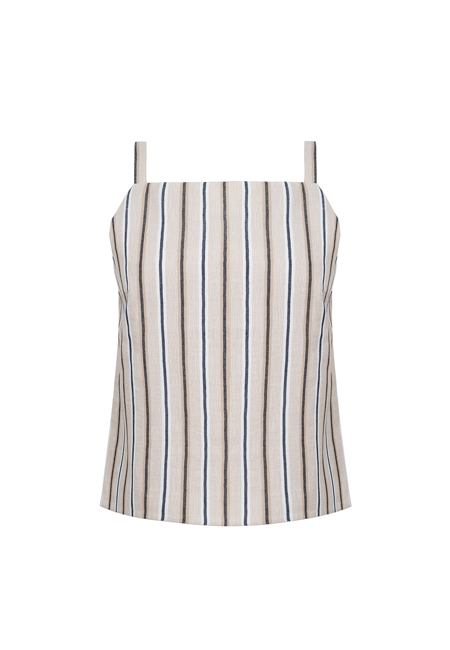 Striped top with side slits / 5