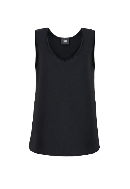 Silk top in black / 5