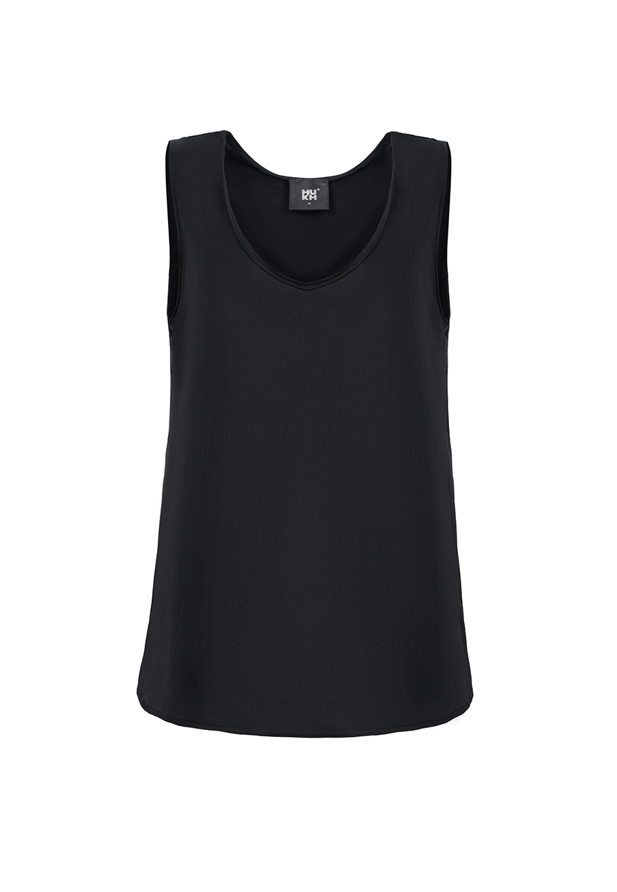 Silk top in black / 5