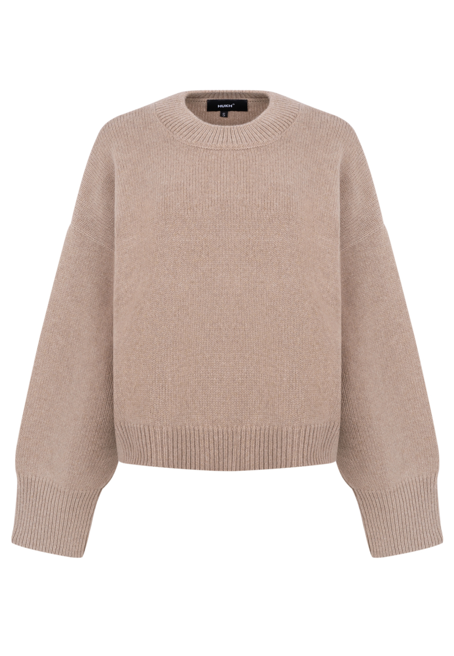 Wool sweater in beige / 8
