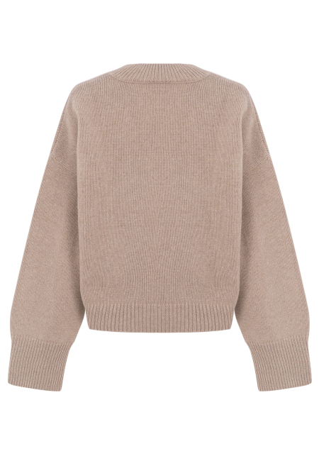 Wool sweater in beige / 9