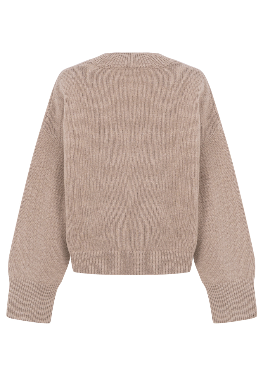 Wool sweater in beige / 9