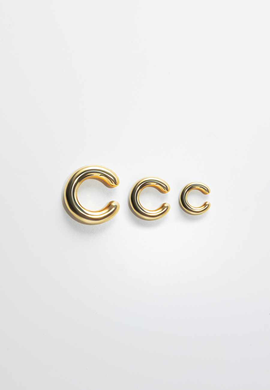 Каф RING L в позолоті / 4